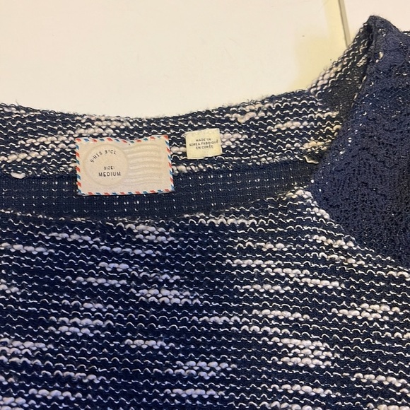 Anthropologie Postmark Blue Knit Top - Women’s Size Medium - Picture 5 of 6